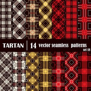 方格菱形无缝背景