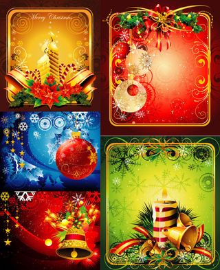 圣诞节气氛矢量