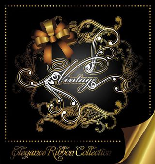 欧式花纹标签2,免抠元素