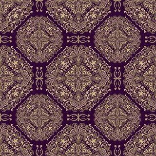 菱形花纹无缝背景