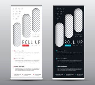 时尚简约风展架