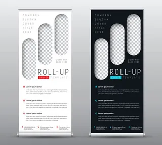 时尚简约风展架