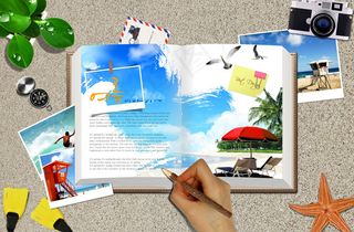 旅游日志夏季海报