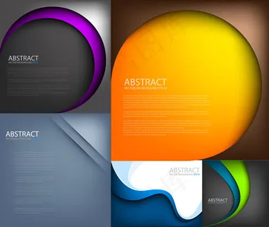 圆弧曲线抽象背景