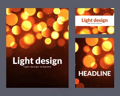 橙色唯美光斑背景 橙色唯美光斑背景