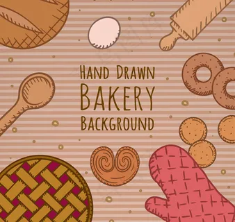 烘培元素装饰背景