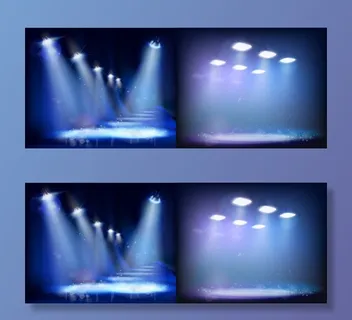 舞台聚光灯背景