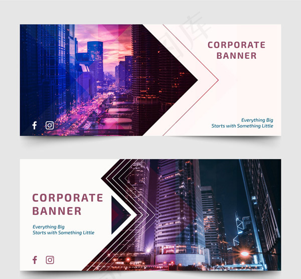 建筑公司bannerai矢量模版下载