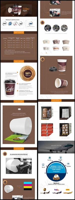 咖啡纸杯详情页