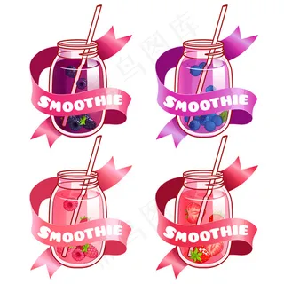 玻璃杯里的果汁