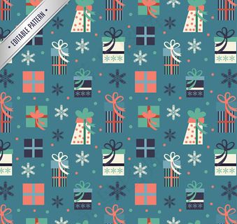 节日礼盒无缝背景