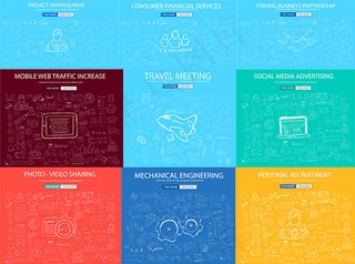 线性图标矢量,免抠元素