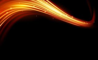 抽象闪耀光效线条