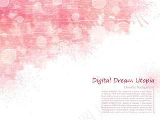 粉红色泼墨背景