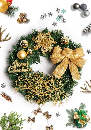 圣诞节简约背景