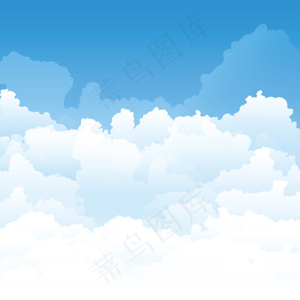 天空中的云海eps,ai矢量模版下载