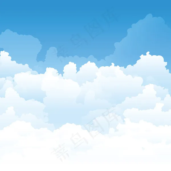 天空中的云海eps,ai矢量模版下载