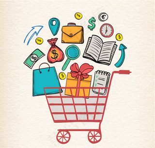 网上购物元素