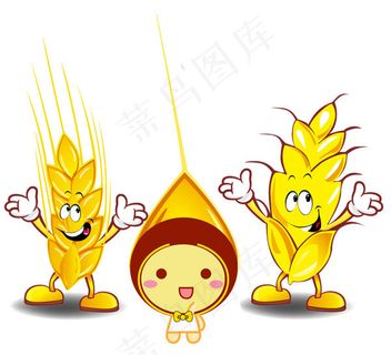 小麦卡通形象