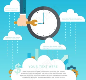 修理钟表的手臂