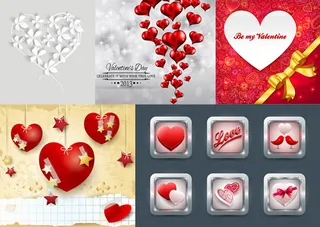 白色情人节爱心