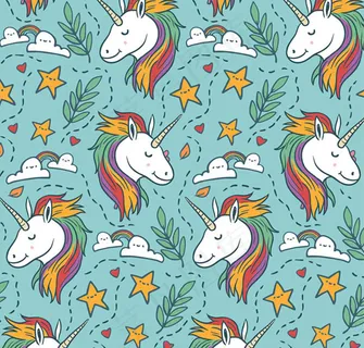 独角兽头像背景