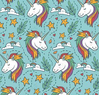 独角兽头像背景