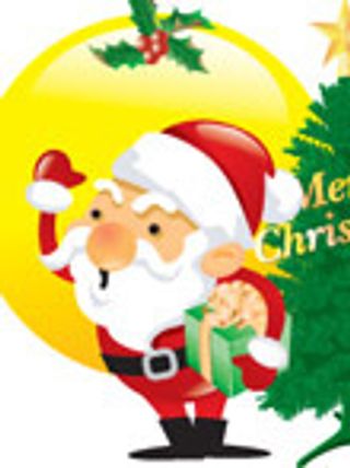 韩国矢量-圣诞老人2