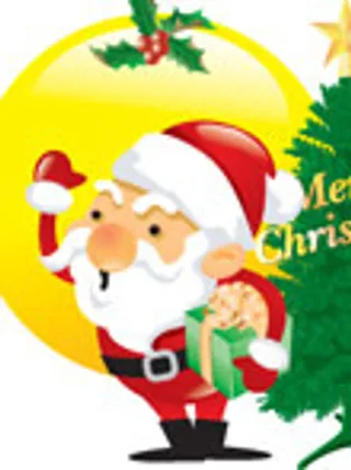 韩国矢量-圣诞老人2