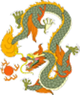 矢量彩色龙纹_20 矢量彩色龙纹_20