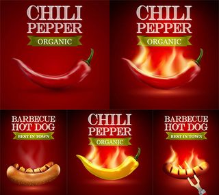 热狗与火热辣椒