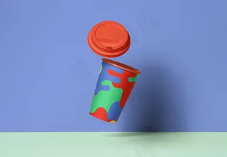 热饮杯包装样机