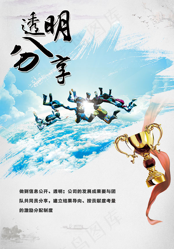 透明分享企业文化(2500X3571(DPI:150))psd模版下载