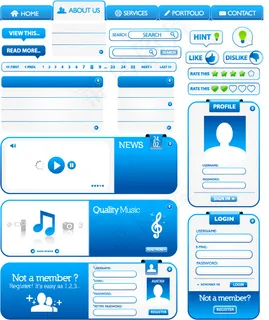 网站登陆页面模板