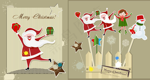圣诞老人标签