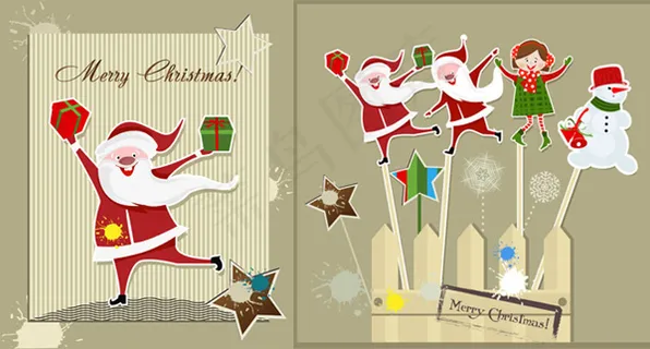 圣诞老人标签