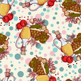 橄榄油和蔬菜背景,背景元素