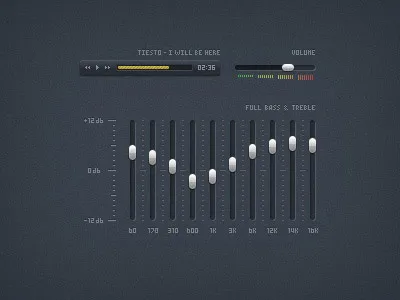 均衡器UIpsd模版下载