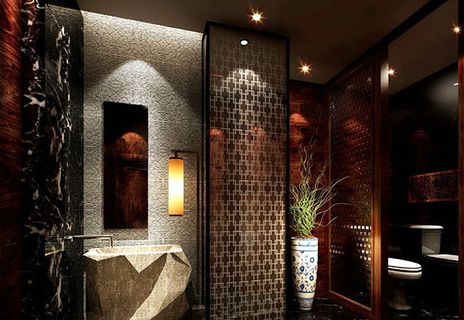 中式卫浴3d模型