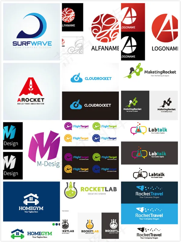 创意LOGO元素eps,ai矢量模版下载