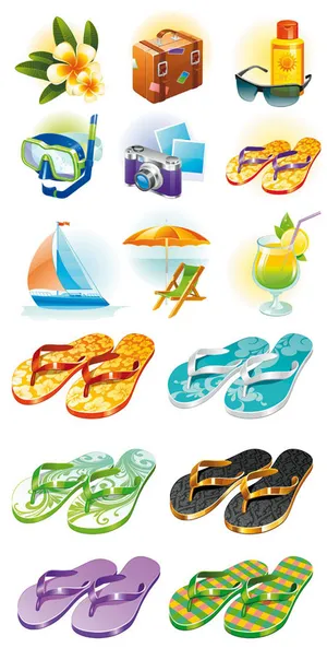 休闲度假图标,免抠元素