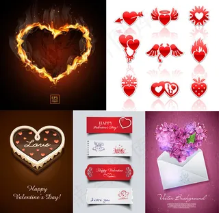 精美情人节卡片