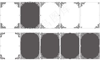 古典花边边框