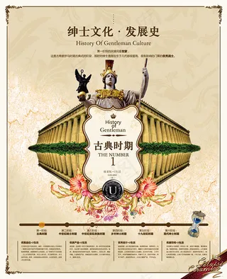 古典时期地产海报