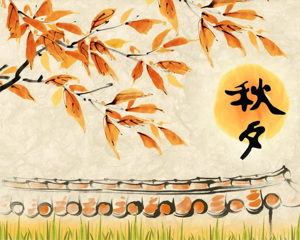 水墨秋夕(3543X2835(DPI:300))psd模版下载