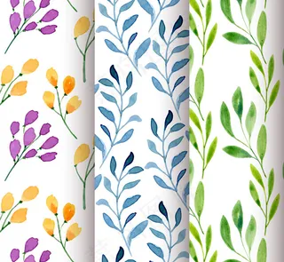 花卉和树枝背景