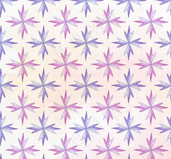 冰晶花纹无缝背景