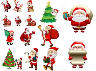 圣诞老人剪贴画