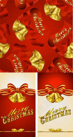 圣诞节铃铛丝带