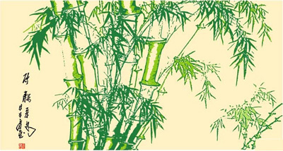 矢量翠竹